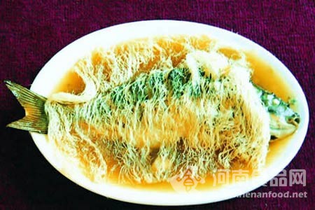 河南食品網 糖醋軟熘魚焙面
