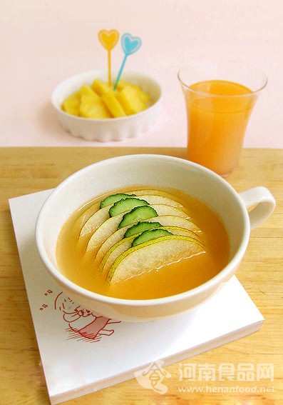 降溫美食:梨子冷湯(圖)