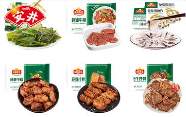 安井凍品先生蒜香排骨小排牛仔骨黑魚片海帶